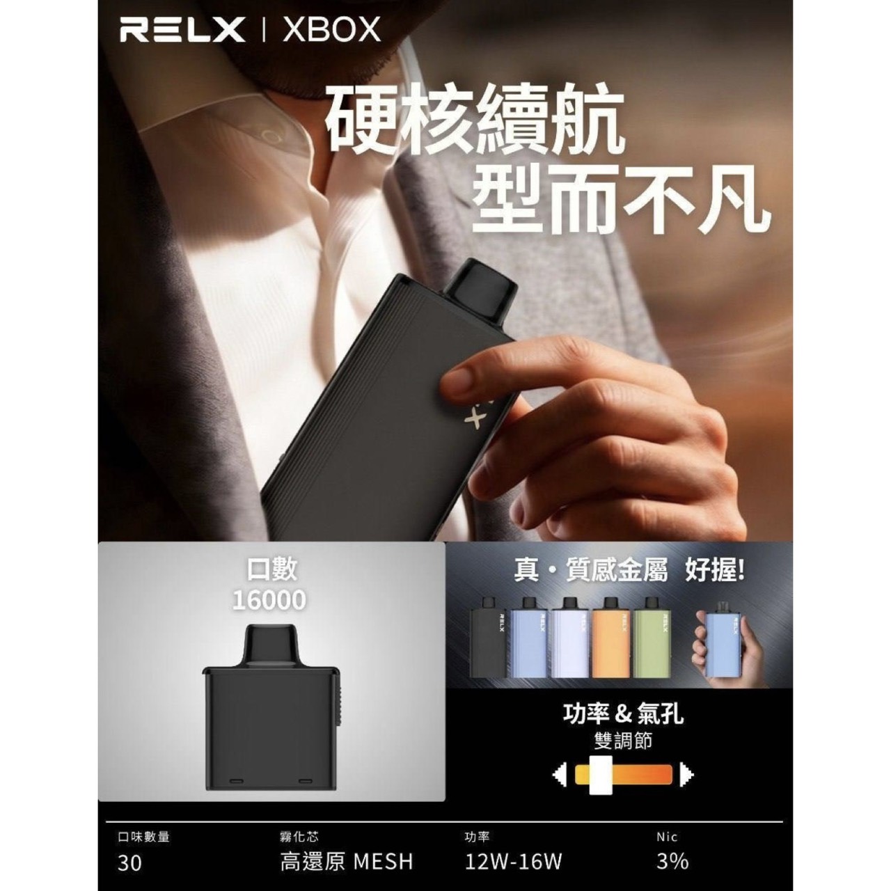 RELX X-BOX特規16000口🥚(買三盒🥚送X-BOX專用🐥“顏色隨機”+100元多一盒🥚“口味備注”):圖片 4